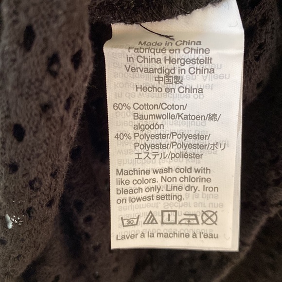 Madewell Texture & Thread Eyelet Flutter-Sleeve Top - S - Picture 8 of 8